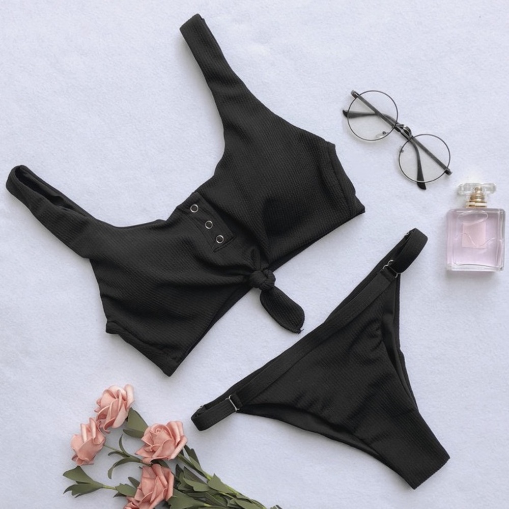 ⛱🆕Sweet Girl Bikini Set Black - Picture 4 of 4